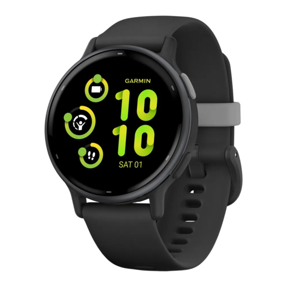 Garmin VIVOACTIVE 5 HEALTH AND FITNESS Manuel D'utilisation