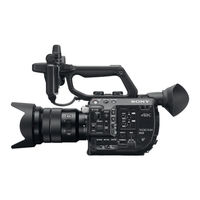 Sony PXW-FS5K Mode D'emploi