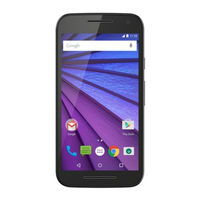 Motorola Moto G V3 Notice D'utilisation