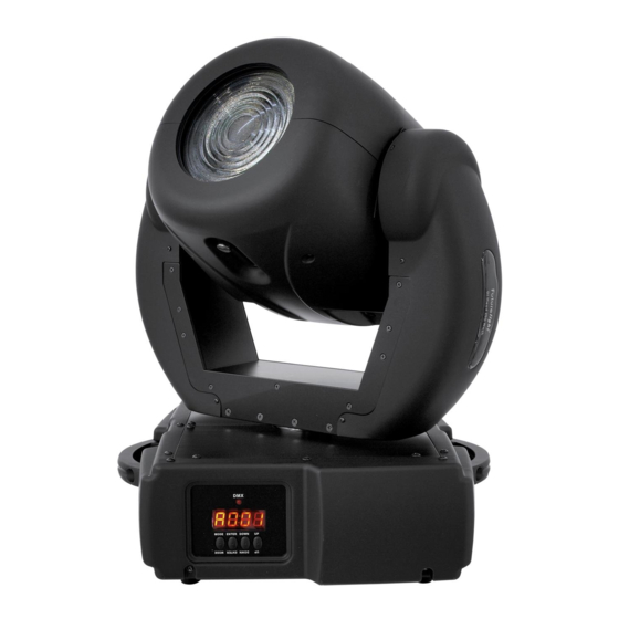 Futurelight DJ-HEAD 250 WASH Pro-Head-Wash Mode D'emploi