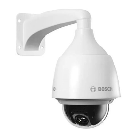 Bosch AUTODOME IP 5000 HD Manuels