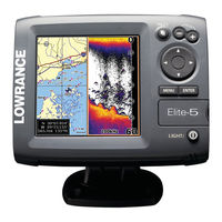 Lowrance GPS Elite 5 Manuel D'installation Et D'utilisation