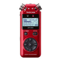 Tascam DR-05X Manuel De Référence