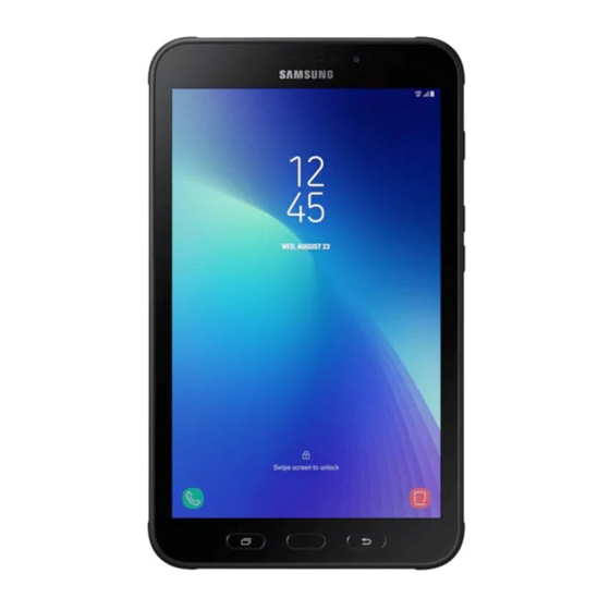 Samsung Galaxy Tab active 2 Mode D'emploi