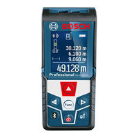 Bosch GLM 50 CX Consignes De Sécurité/D'utilisation