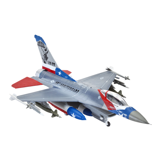 REVELL F-16 C Fighting Falcon Mode D'emploi