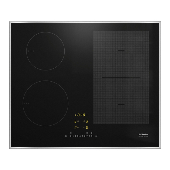 Miele KM 7464 Mode D'emploi Et Instructions De Montage