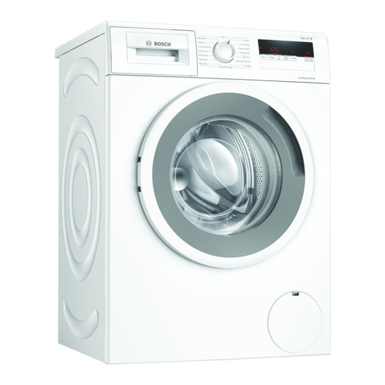 Bosch WAN28108FF Notice D'utilisation Et De Montage