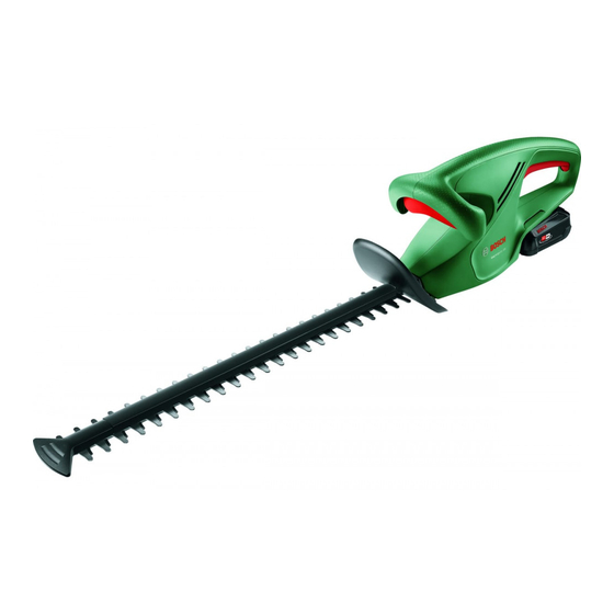 Bosch EasyHedgeCut 18V-45 Notice Originale