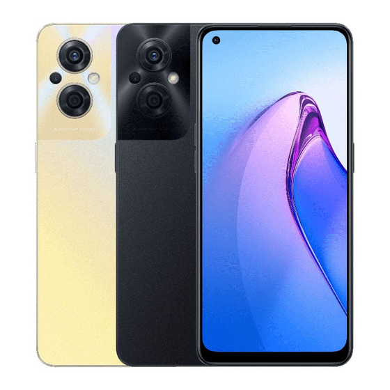 Oppo Reno8 Lite Manuel D'entretien