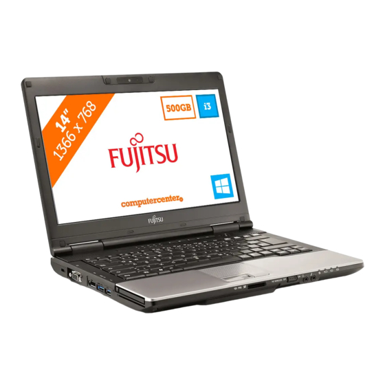 Fujitsu LIFEBOOK S752 Guide D'utilisation