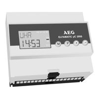 AEG Elfamatic µC 3000 Notice D'utilisation Et De Montage