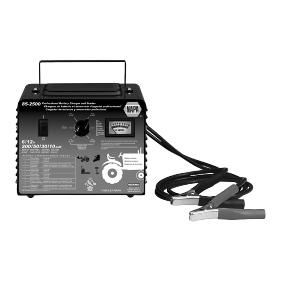 Napa 85-2500 Guide D'utilisation