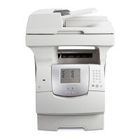 Lexmark MFP X642e Guide De L'utilisateur