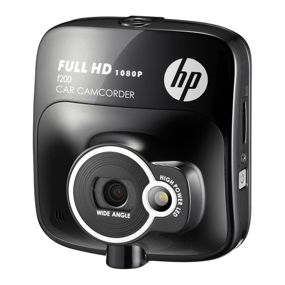 HP f200 Mode D'emploi