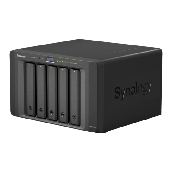 Synology DiskStation DS1513+ Guide D'installation Rapide