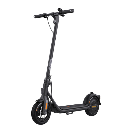 Segway Ninebot KickScooter Serie Manuel De Produit