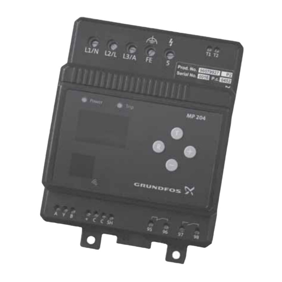 Grundfos MP 204 Notice D'installation Et D'entretien