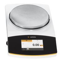 Sartorius Quintix Notice D'installation Et D'utilisation