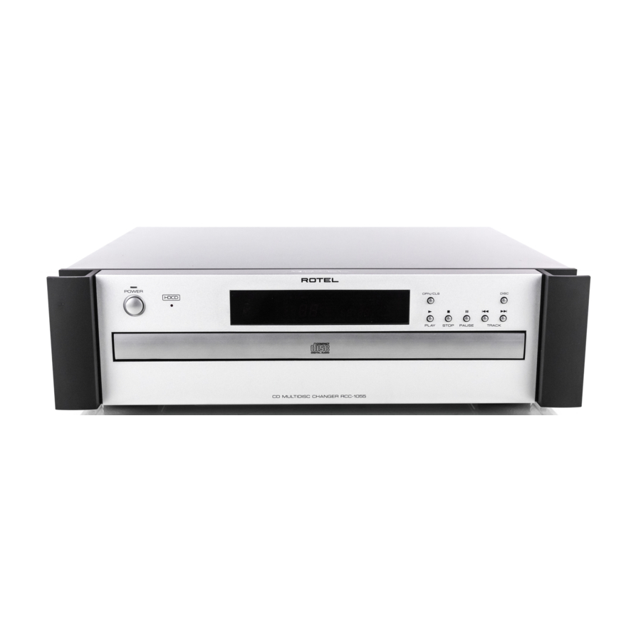 Rotel RCC-1055 Manuel De L'utilisateur