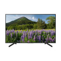 Sony BRAVIA 55X7077F Mode D'emploi