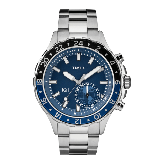 Timex IQ+ Move Multi-Time M328 Mode D'emploi