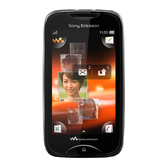 Sony Ericsson Mix Walkman phone Guide De L'utilisateur Etendu