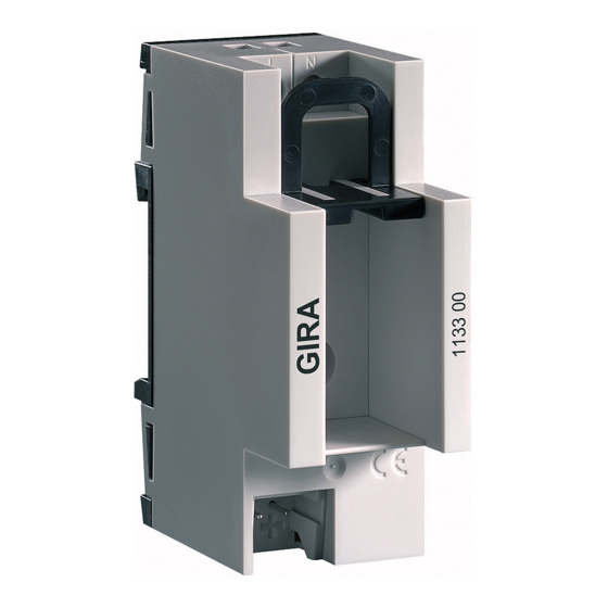 Gira 1133 00 Manuel D'utilisation