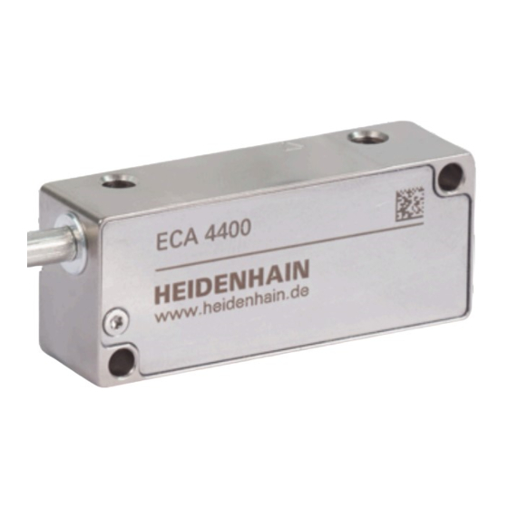 HEIDENHAIN AK ECA 4410 Instructions De Montage