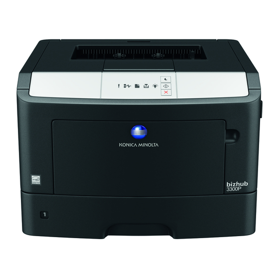 Konica Minolta bizhub 3300P Référence Rapide