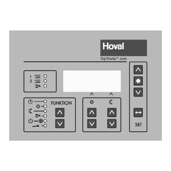 Hoval TopTronic com Instructions De Service