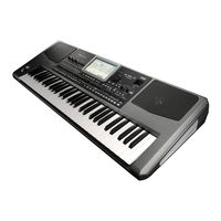 Korg PA 900 Guide De L'utilisateur