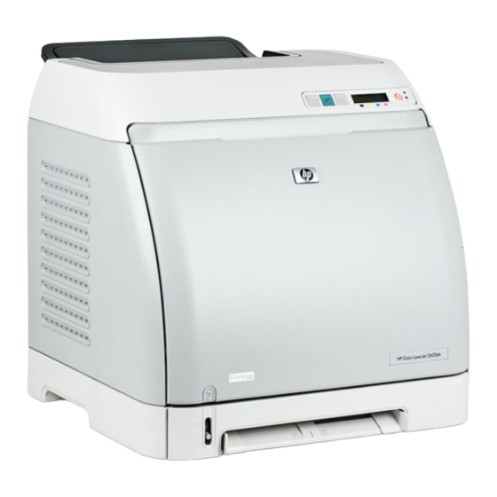 HP Color LaserJet 2605 Guide D'utilisation