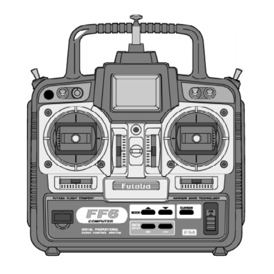 FUTABA FF6 Manuel D'utilisation