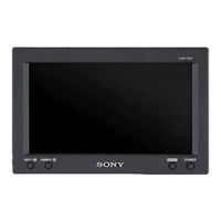 Sony XVM-B62 Mode D'emploi