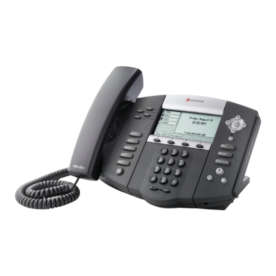 Polycom SoundPoint IP 550 Guide D'utilisation