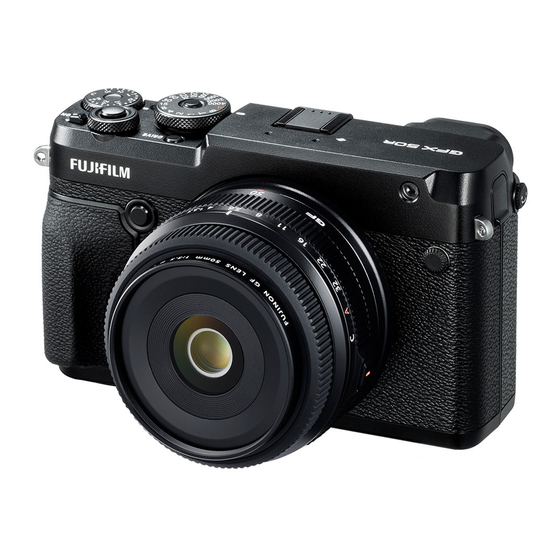 FujiFilm GFX 100RF Manuel Du Propriétaire