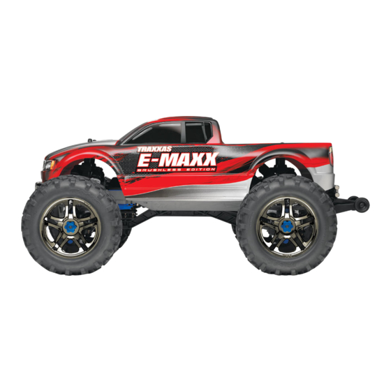 Traxxas E-MAXX BRUSHLESS EDITION Manuel Du Propriétaire