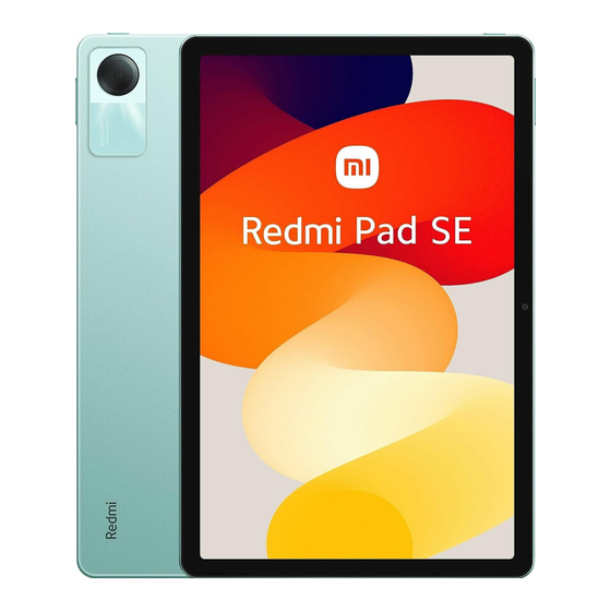 Xiaomi Redmi Pad SE Guide De Démarrage Rapide