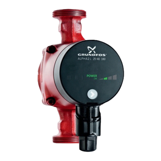 Grundfos ALPHA2 L Notice D'installation Et D'entretien