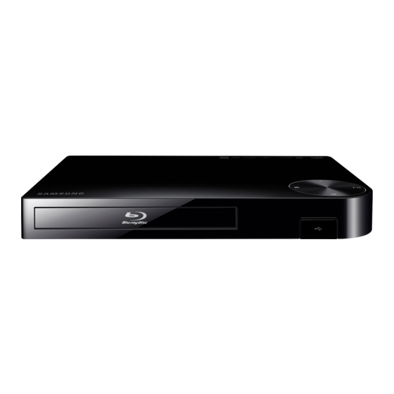 Samsung BD-F5100 Manuel D'utilisation