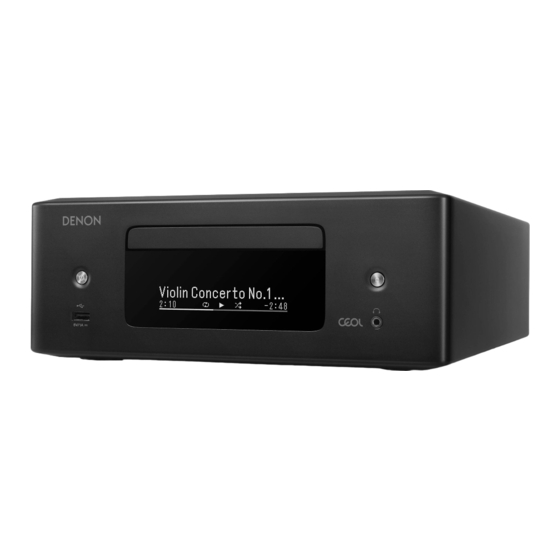 Denon Ceol RCD-N12 Manuel De L'utilisateur