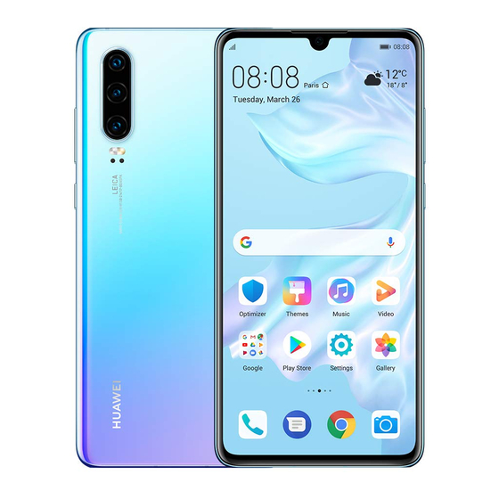 Huawei ELE-L29 Guide De Démarrage Rapide