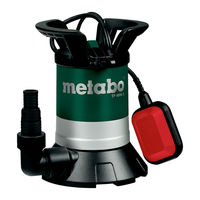 Metabo TP 6600 Instructions D'utilisation Originales