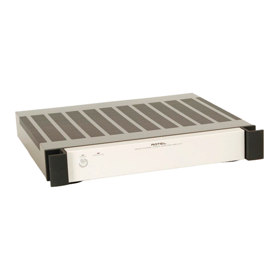 Rotel RMB-1077 Manuel D'utilisation