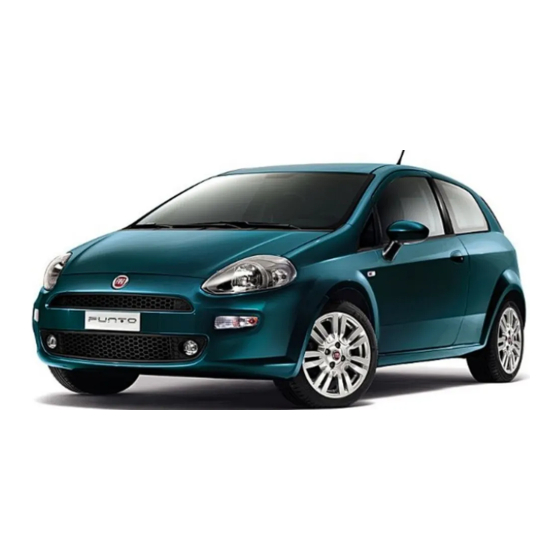 Fiat PUNTO 2012 Manuels