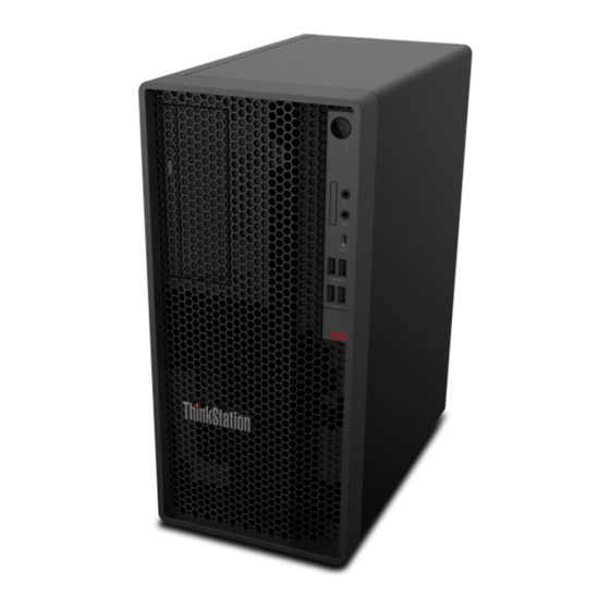 Lenovo ThinkStation P358 Tower Guide D'utilisation