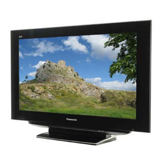 Panasonic VIERA TX-37LZD80 Mode D'emploi