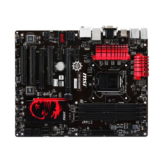 MSI Z87-G43 GAMING Guide Rapide