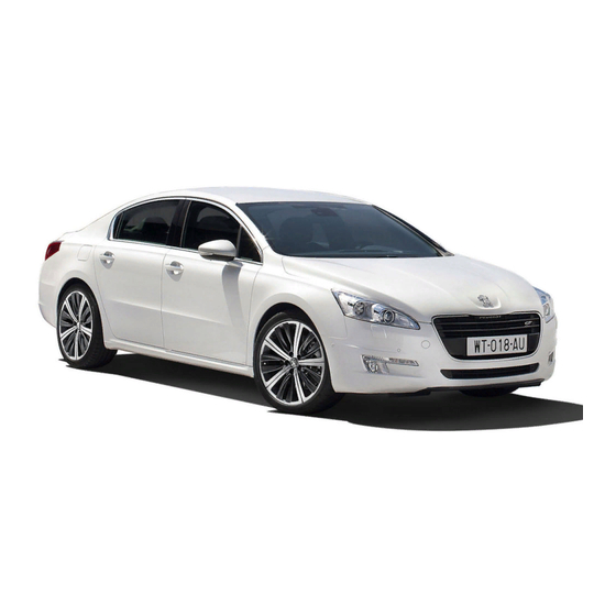 PEUGEOT 508 2011 Manuels